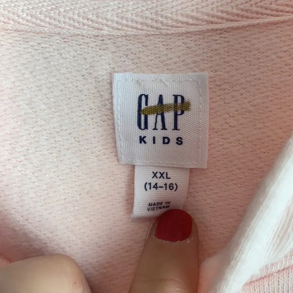 Gap KIDS Pink Dip Dye hooded sweatshirt XXL